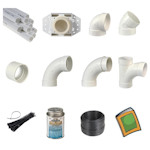 Montážne sady a súčiastky pre centrálne vysávanie