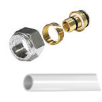 Zverné šróbenia adaptéry na AL-PEX