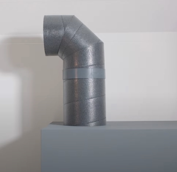 Potrubie AEROFOAM EPE d 160mm/2m pre pre prívod/odvod vzduchu exteriér 