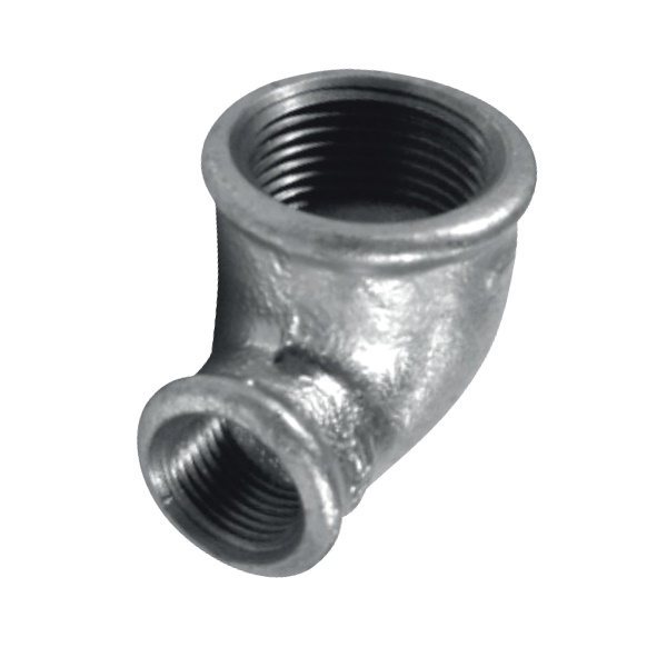 Pozinkované koleno 90° redukované  3/4" x 1 1/4" F/F