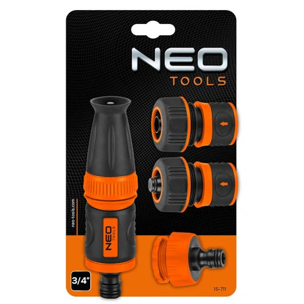 NEO TOOLS hadicový set na polievanie 3/4"