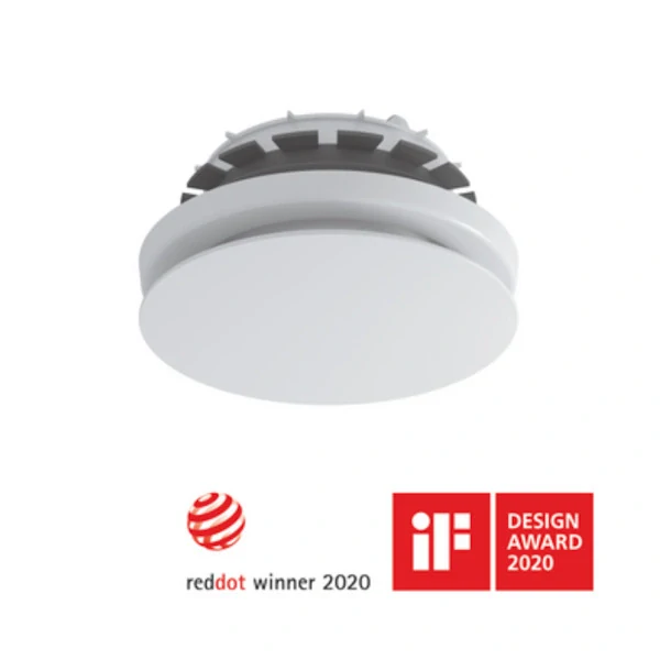 Anemostat  Zehnder ComfoValve Luna pre odťah biely