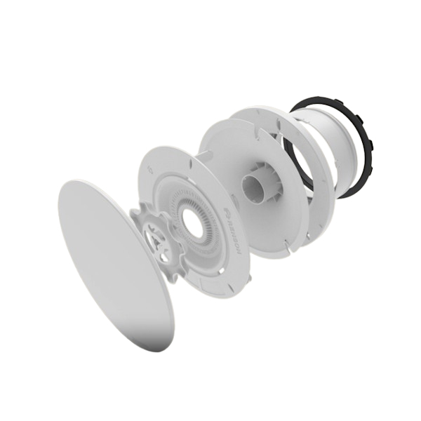 Anemostat Zehnder ComfoValve Luna pre prívod čierny