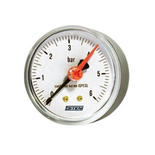 Manometer 0-6 bar zadný vývod 1/4"