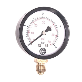 Manometer 0-4 bar spodný vývod 1/4"