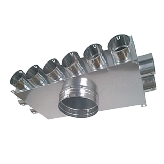Rozdeľovací box jednoradový 10x90mm/200mm kolmý