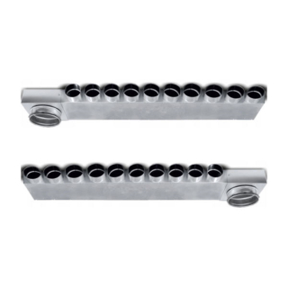 Rozdeľovací box jednoradový 10x75mm/160mm kolmý univerzálny