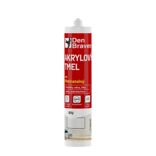 Akrylový tmel pretierateľný biely 280ml