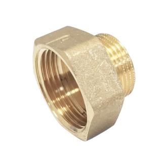 Mosadzná redukcia opačná F/M 1 1/4" x 1"