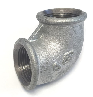 Pozinkované koleno 1 1/2" 90° F/F