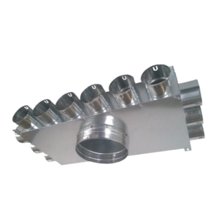 Rozdeľovací box jednoradový 12x90mm/200mm kolmý