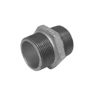 Pozinkovaná vsuvka 1 1/2" M/M vonk.