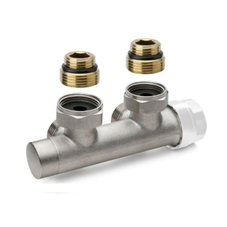 H ventil rohový termostatický 1/2" x 3/4" nikel pravý