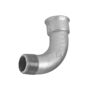 Pozinkovaný oblúk 90° 1 1/4" MF dlhý