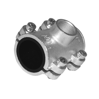 AGAflex OBD opravný strmeň DN 1 1/2" s odbočkou na vnútorný závit 1 1/4"
