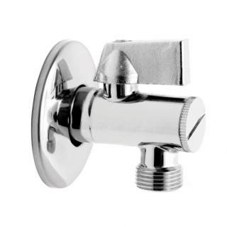 Novaservis ventil guľový rohový 1/2" x 3/8" kovová páčka