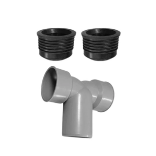 HT-odbočka dvojitá (nohavica) 90° DN 40/50/40 - HTDSW set 