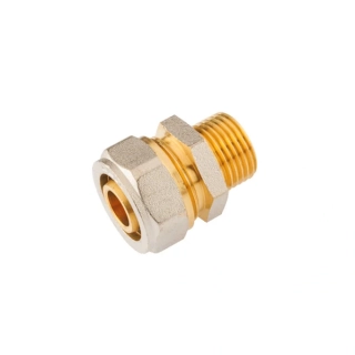Šrobovací prechod vonkajší 16 x 1/2" MF pre AL-PEX