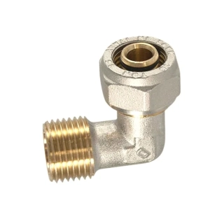 Šrobovacie koleno 90° 16 x 1/2" vonkajšie M/F pre AL-PEX
