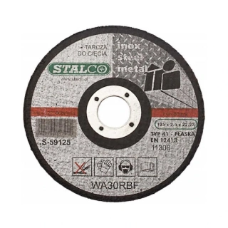 Rezný kotúč na kov plochý Ø125 x 1,5 x 22,23 mm
