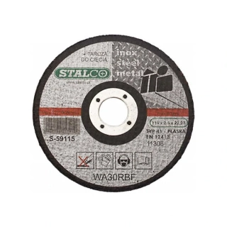 Rezný kotúč na kov plochý Ø115 x 1,5 x 22,23 mm