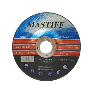 Brúsny kotúč Mastiff Ø125 x 6,0 x 22,23 mm nerez