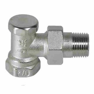 Spiatočkový radiátorový ventil art 123 rohový DN 1/2"