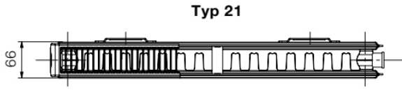 Radiátor Korado 21VKP 600x800