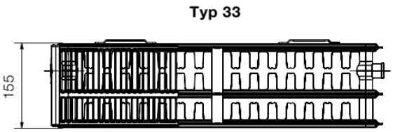 Radiátor Korado 33K 600x1400